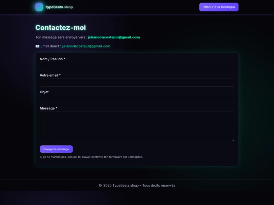 contact screenshot
