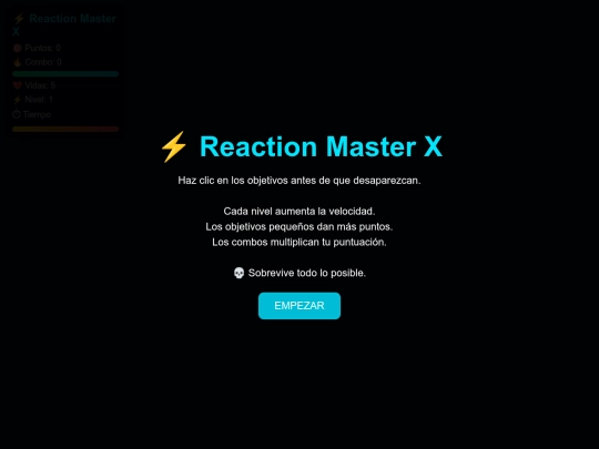 reaction screenshot