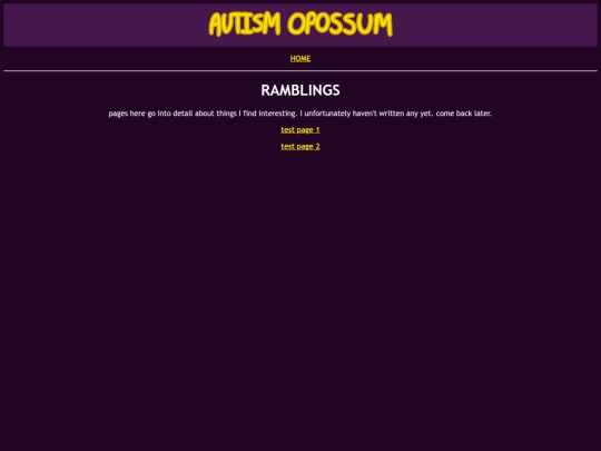 ramblings screenshot