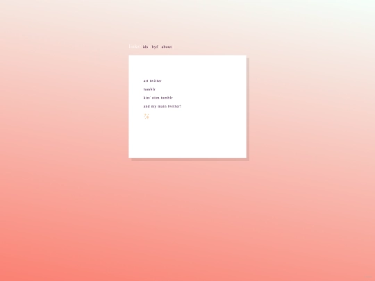 links screenshot