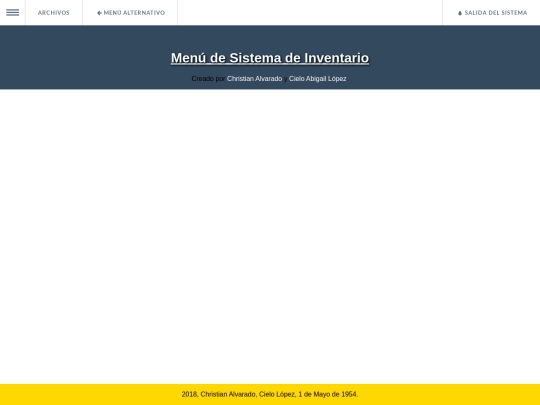 sistema-de-inventario screenshot