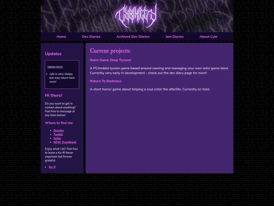 currentprojects screenshot