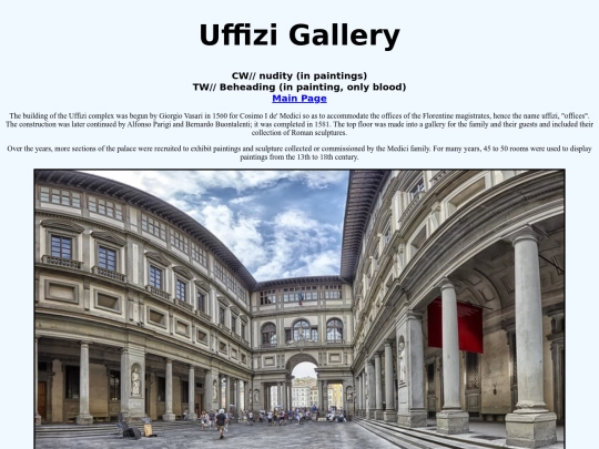 tourist/Uffizi screenshot