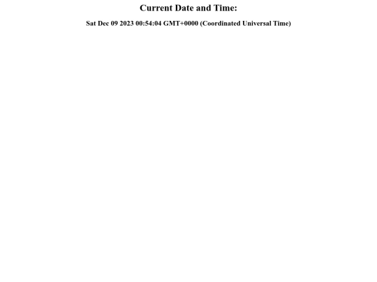 tourist/datetime screenshot