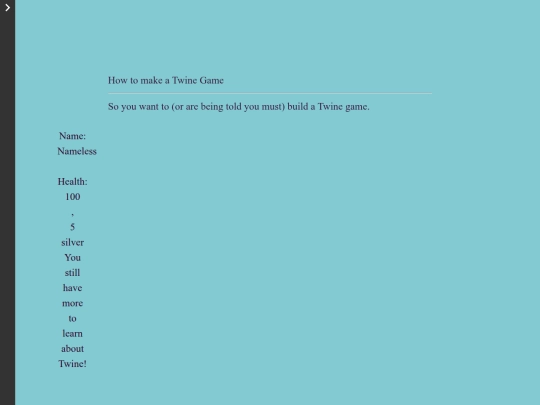 Games/How to Build a Twine Game screenshot