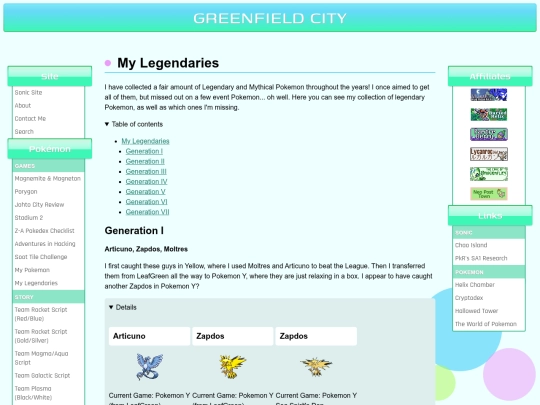 pokemon/mylegendaries screenshot
