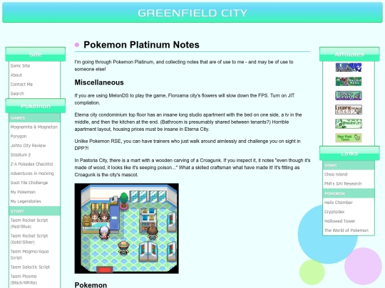 pokemon/platinumnotes screenshot