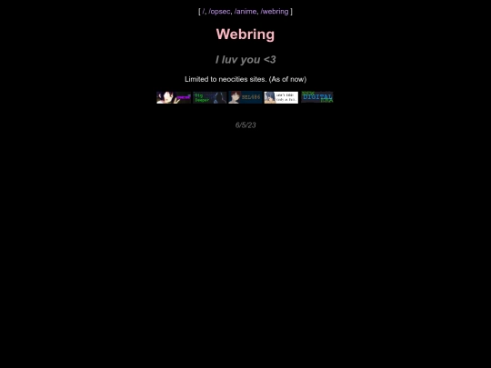webring screenshot