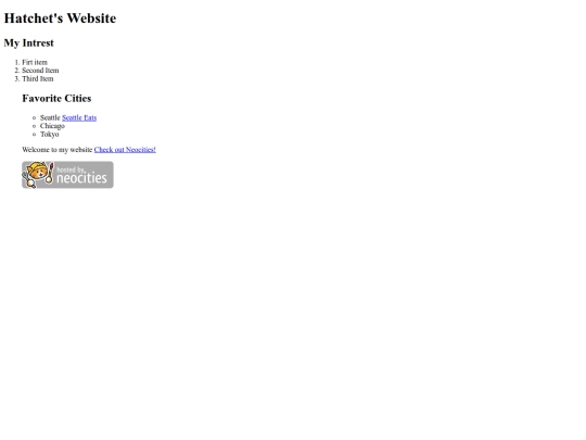 index screenshot