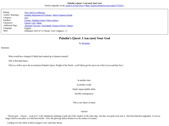 fics/Paladins_Quest_I_Am_not screenshot