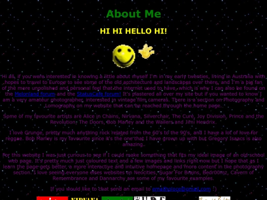 aboutme screenshot