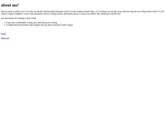 about-me screenshot