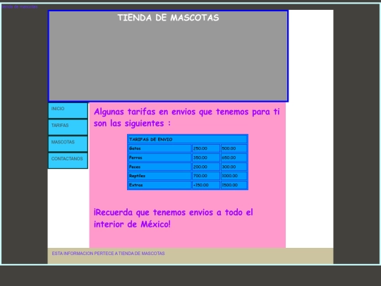 tarifas screenshot