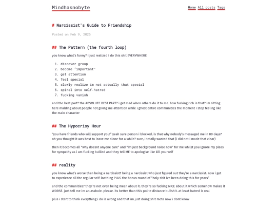 posts/narcissists-guide-to-friendship screenshot