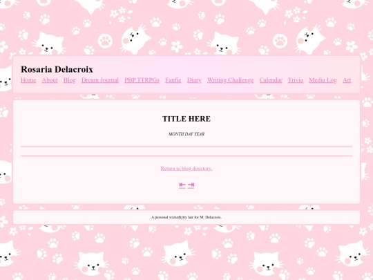 blog/template screenshot