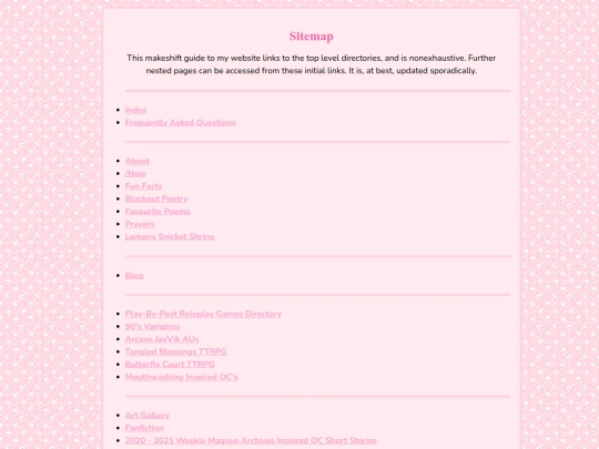 sitemap screenshot