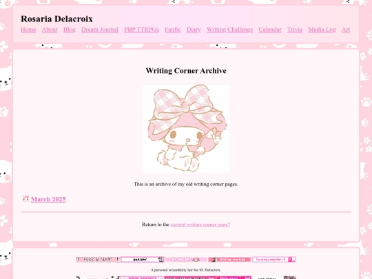 slash/writingcornerarchive/main screenshot