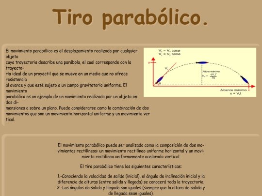 tiro parabolico screenshot
