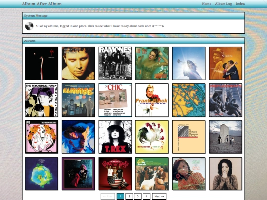 albumlog screenshot