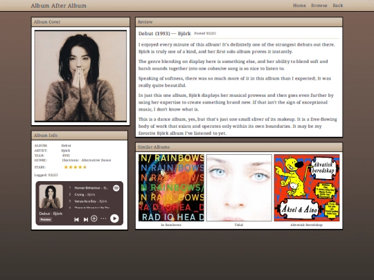 log/debut screenshot
