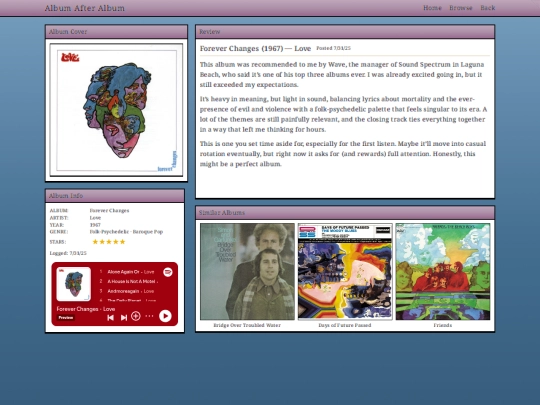 log/foreverchanges screenshot