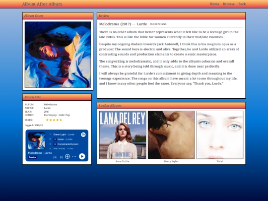 log/melodrama screenshot