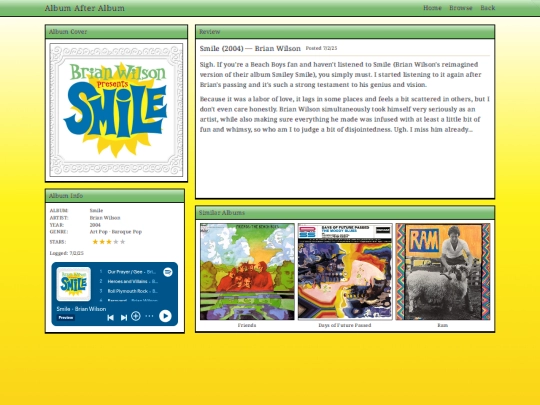 log/smile screenshot