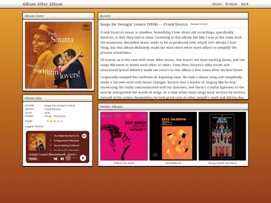 log/songsforswinginlovers screenshot