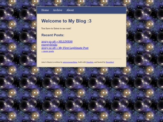 silly-blog screenshot