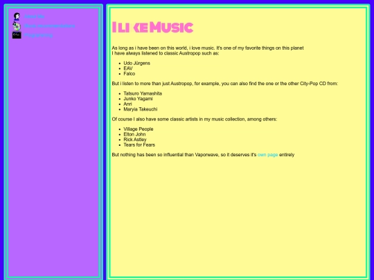 music-recommendations screenshot