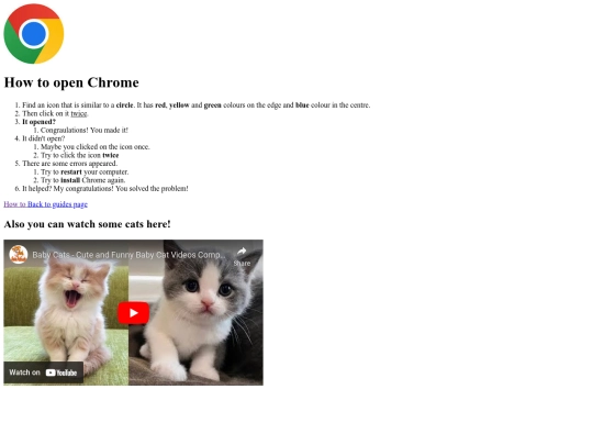 Chrome/how-to-open-chrome screenshot