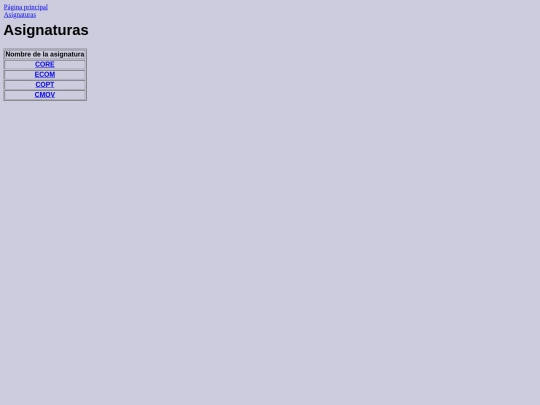 asignaturas screenshot