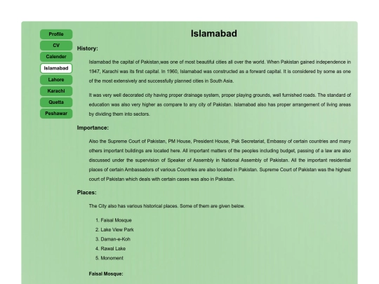 Islamabad screenshot