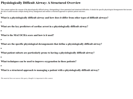 Anaesthesia_Notes/Physiologically Difficult Airway screenshot