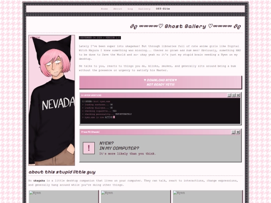 ukagaka screenshot