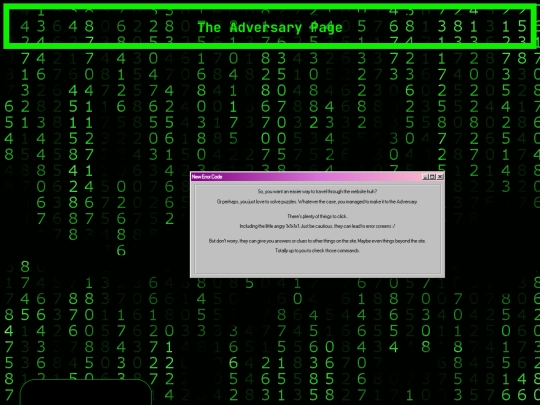 Adversary screenshot