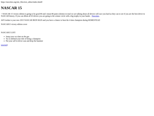 index screenshot