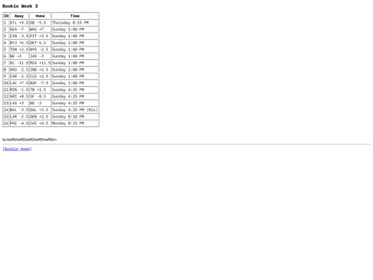 bookie-week-3 screenshot