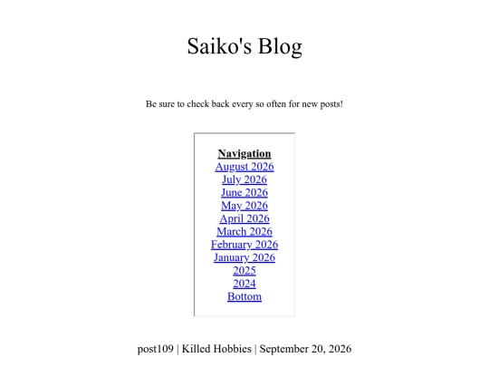 blog screenshot