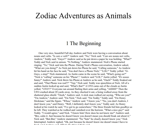 books/zodiac screenshot