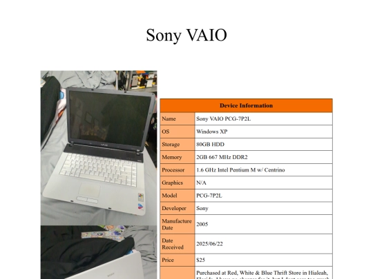 computer/mobile/sonyvaio screenshot