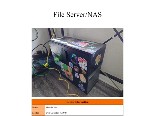 computer/server screenshot