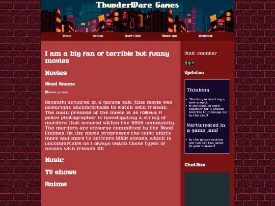 MovieList screenshot