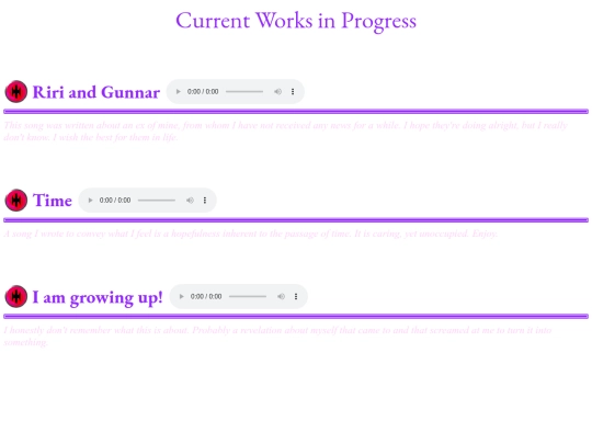 InProgressMusic screenshot