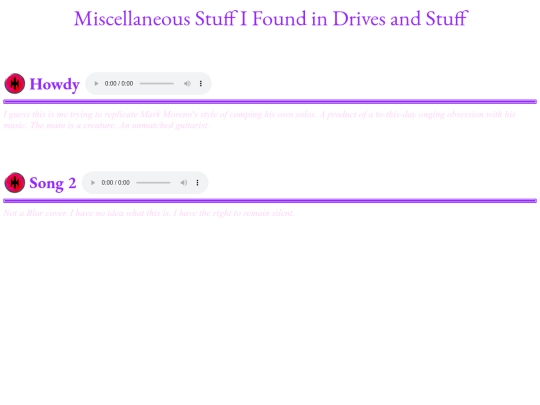 MiscMusic screenshot