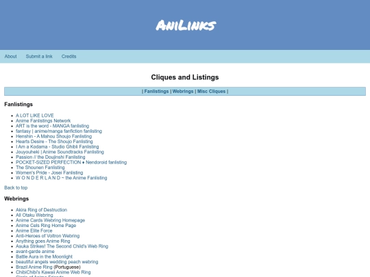 cliques screenshot