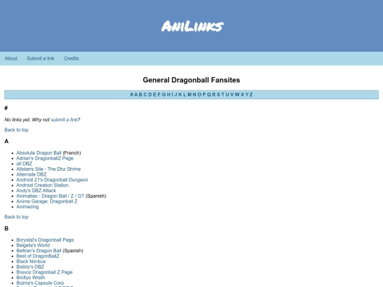 series/dbsites screenshot