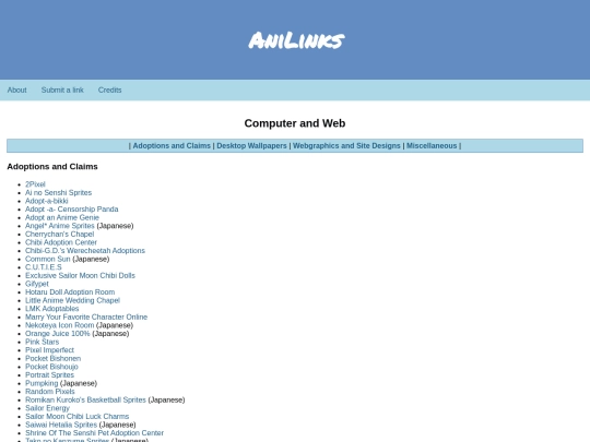 web screenshot