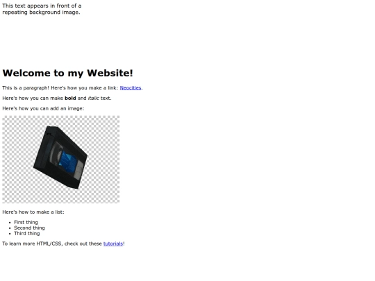 index screenshot