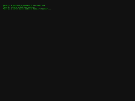 teste-supabase screenshot